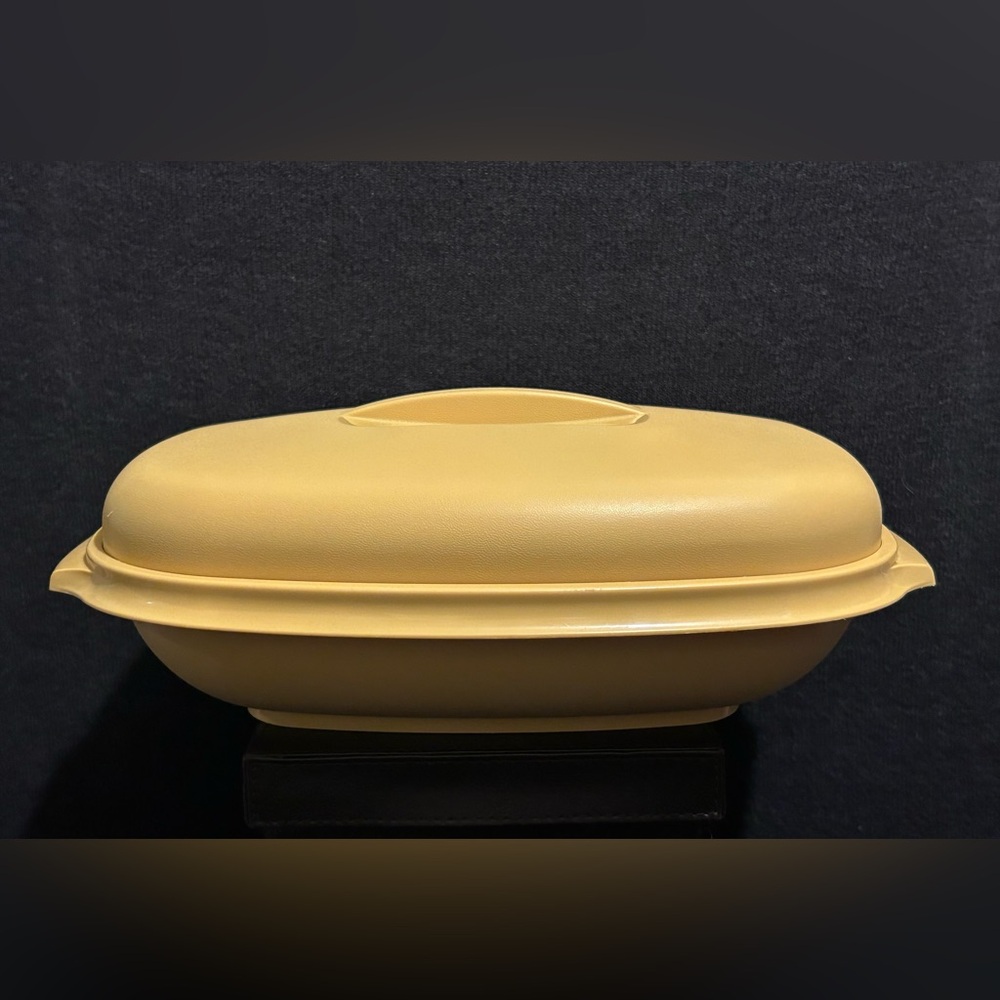 Vintage Tupperware Harvest Gold Vegetable/Rice/Steamer/Strainer